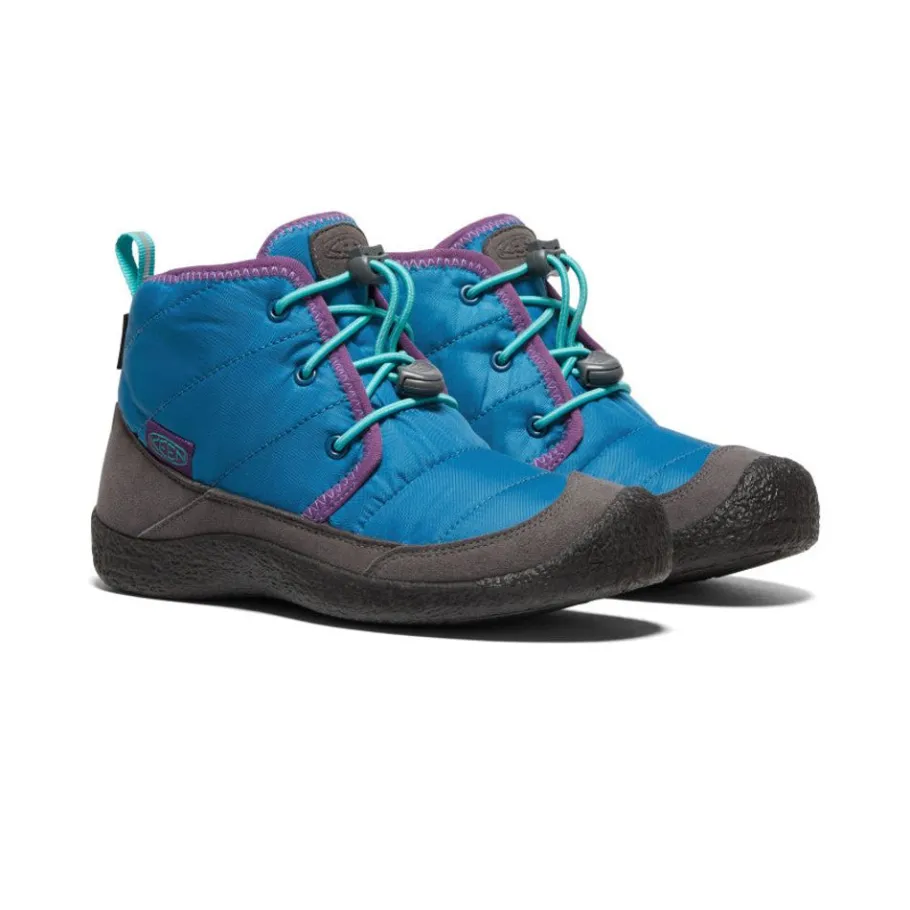 Kids KEEN Boots<Big Kids' Howser Ii Waterproof Chukka | Mykonos Blue/Atlantis