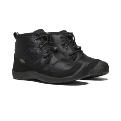 Kids KEEN Boots<Big Kids' Howser Ii Waterproof Chukka | Black/Black