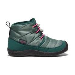 Kids KEEN Boots<Big Kids' Howser Ii Waterproof Chukka | Dark Forest/Fuchsia Purple
