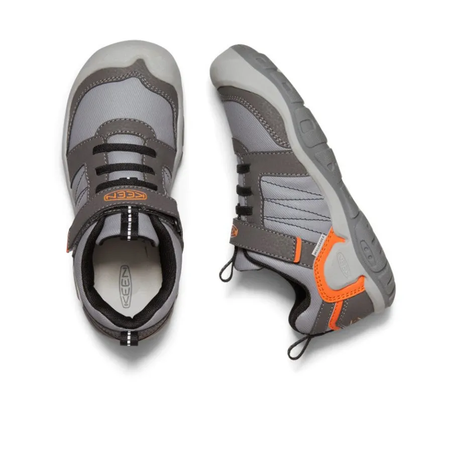 Kids KEEN Shoes<Big Kids' Knotch Peak Sneaker | Magnet/Safety Orange