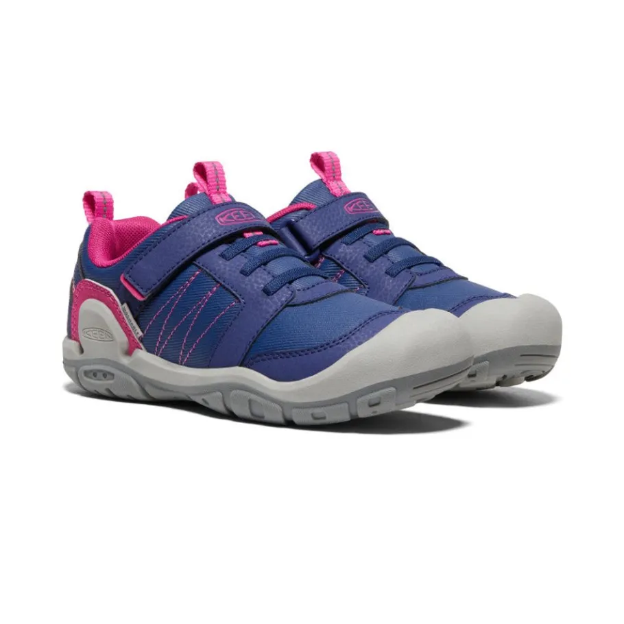 Kids KEEN Shoes<Big Kids' Knotch Peak Sneaker | Blue Depths/Pink Peacock