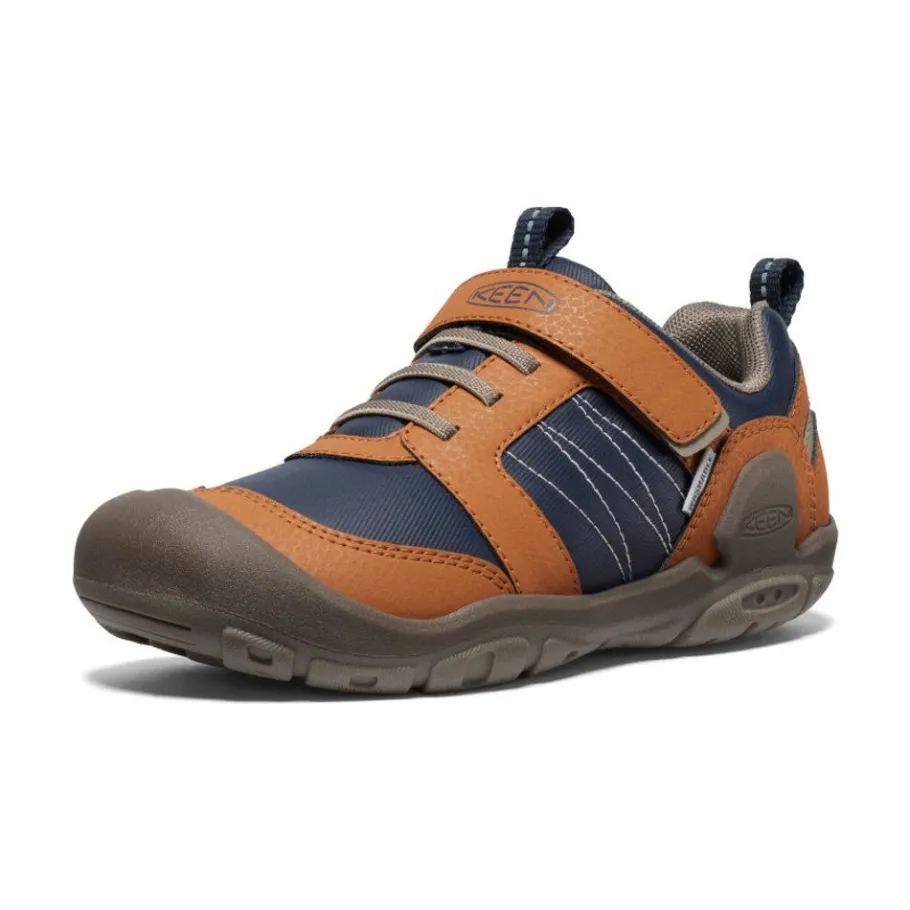 Kids KEEN Shoes<Big Kids' Knotch Peak Sneaker | Maple/Sky Captain