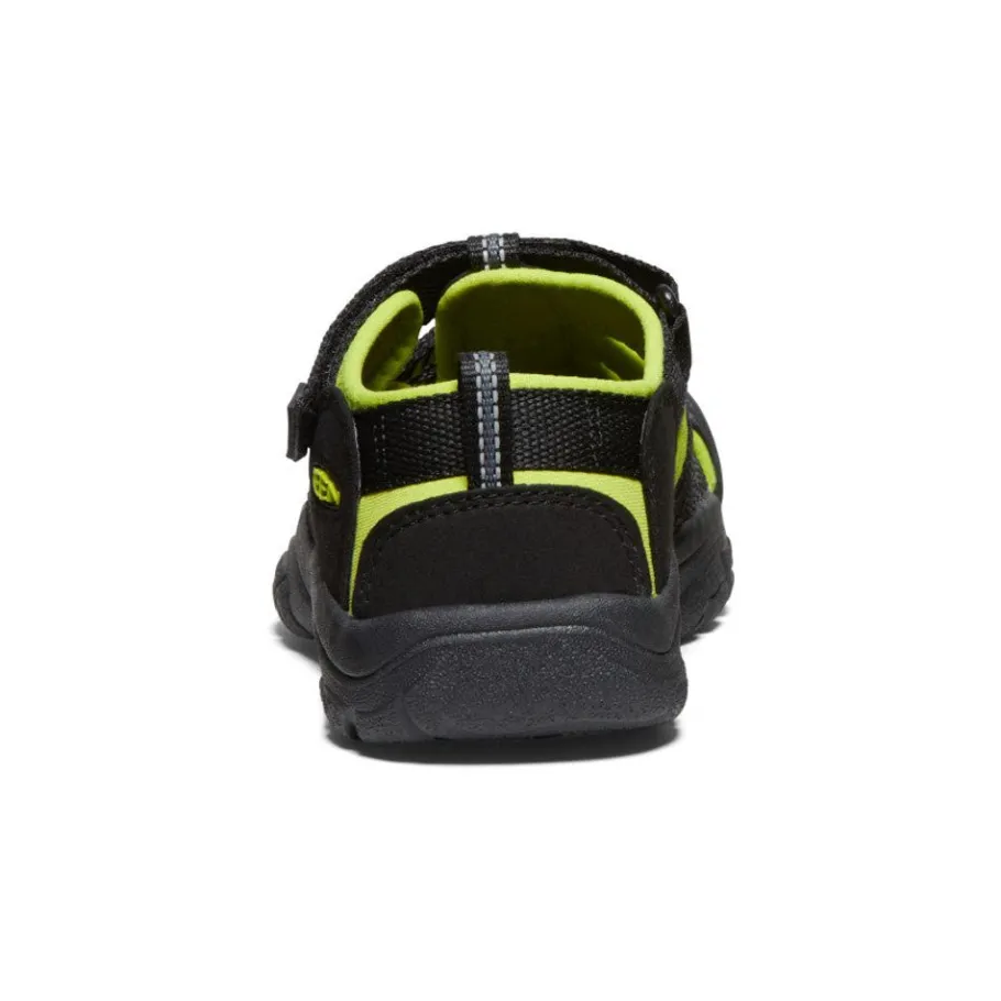 Kids KEEN Sandals<Big Kids' Newport H2 | Black/Lime Green