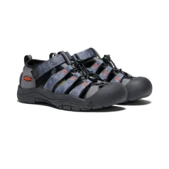 Kids KEEN Sandals<Big Kids' Newport H2 | Steel Grey/Black