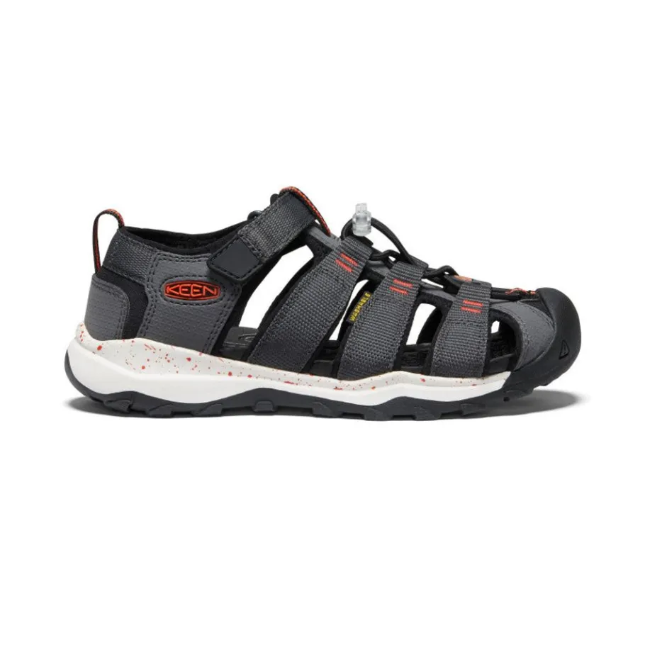 Kids KEEN Sandals<Big Kids' Newport Neo H2 | Magnet/Spicy Orange