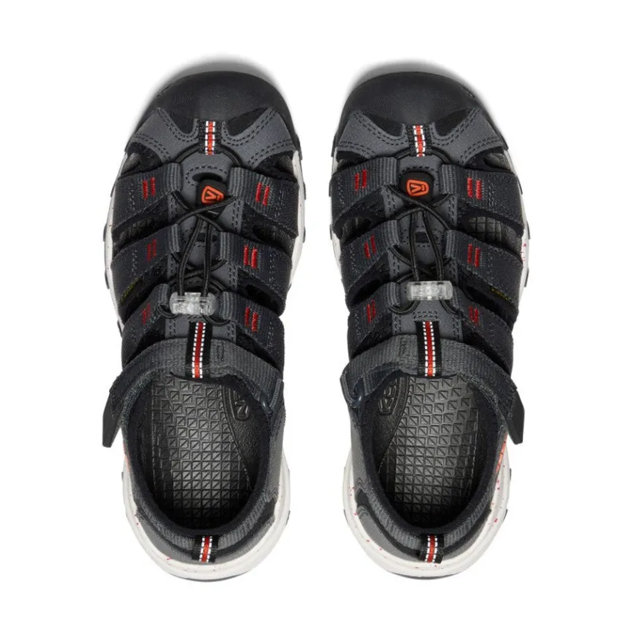Kids KEEN Sandals<Big Kids' Newport Neo H2 | Magnet/Spicy Orange