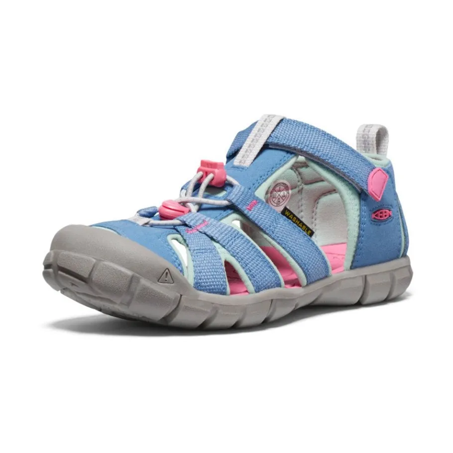Kids KEEN Sandals<Big Kids' Seacamp Ii Cnx | Coronet Blue/Hot Pink