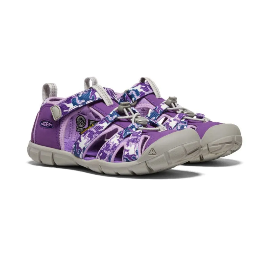 Kids KEEN Sandals<Big Kids' Seacamp Ii Cnx | Camo/Tillandsia Purple