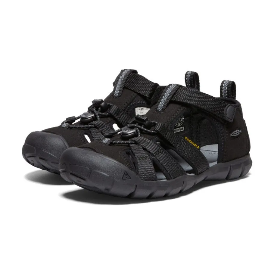 Kids KEEN Sandals<Big Kids' Seacamp Ii Cnx | Black/Grey