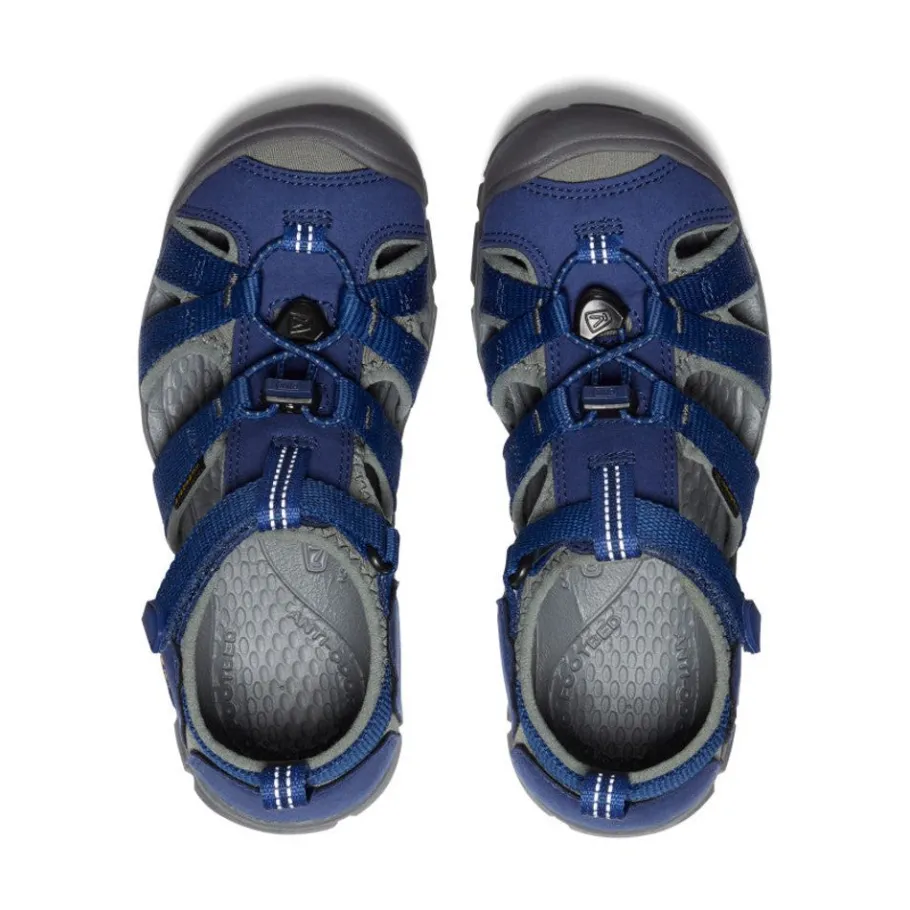 Kids KEEN Sandals<Big Kids' Seacamp Ii Cnx | Blue Depths/Gargoyle