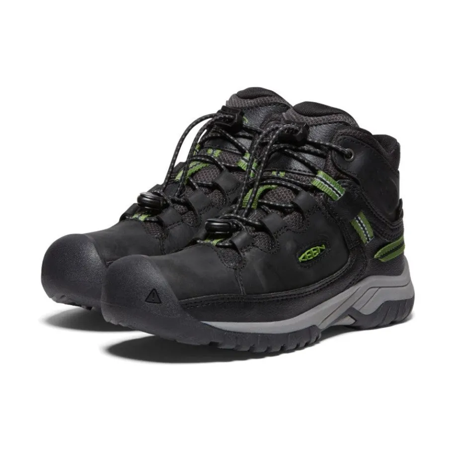 Kids KEEN Boots<Big Kids' Targhee Waterproof Boot | Black/Campsite