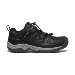 Kids KEEN Shoes<Big Kids' Targhee Waterproof Shoe | Black/Steel Grey