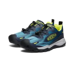 Kids KEEN Shoes<Big Kids' Wanduro Speed Hiking Shoe | Legion Blue/Evening Primrose