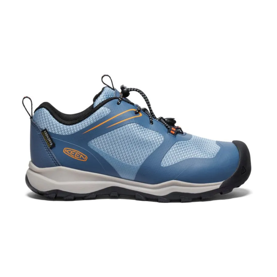 Kids KEEN Shoes<Big Kids' Wanduro Waterproof Shoe | Vintage Indigo/Scarlet Ibis