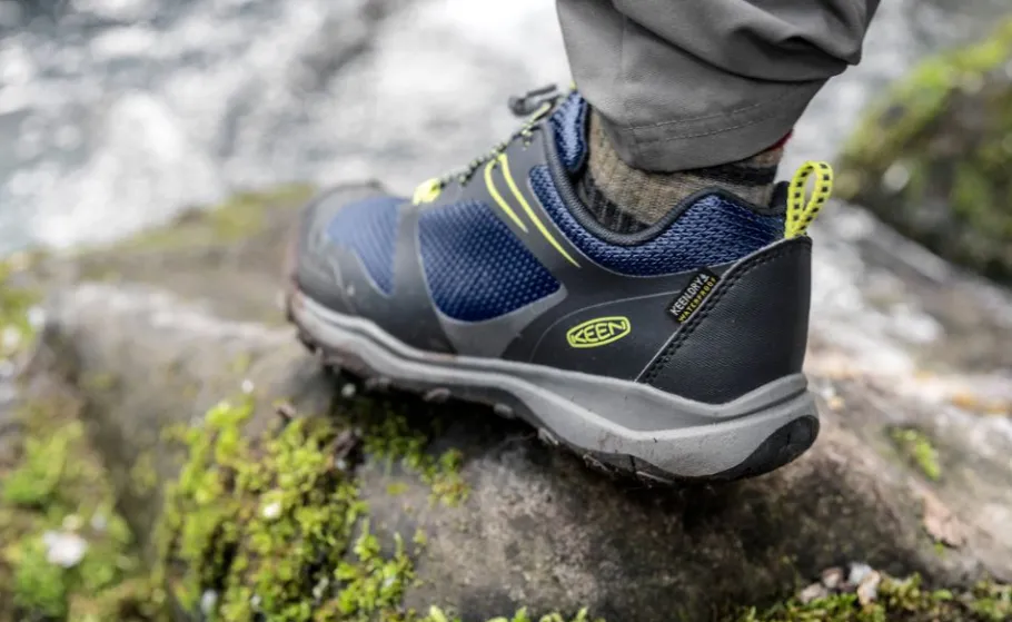 Kids KEEN Shoes<Big Kids' Wanduro Waterproof Shoe | Sky Captain/Evening Primrose
