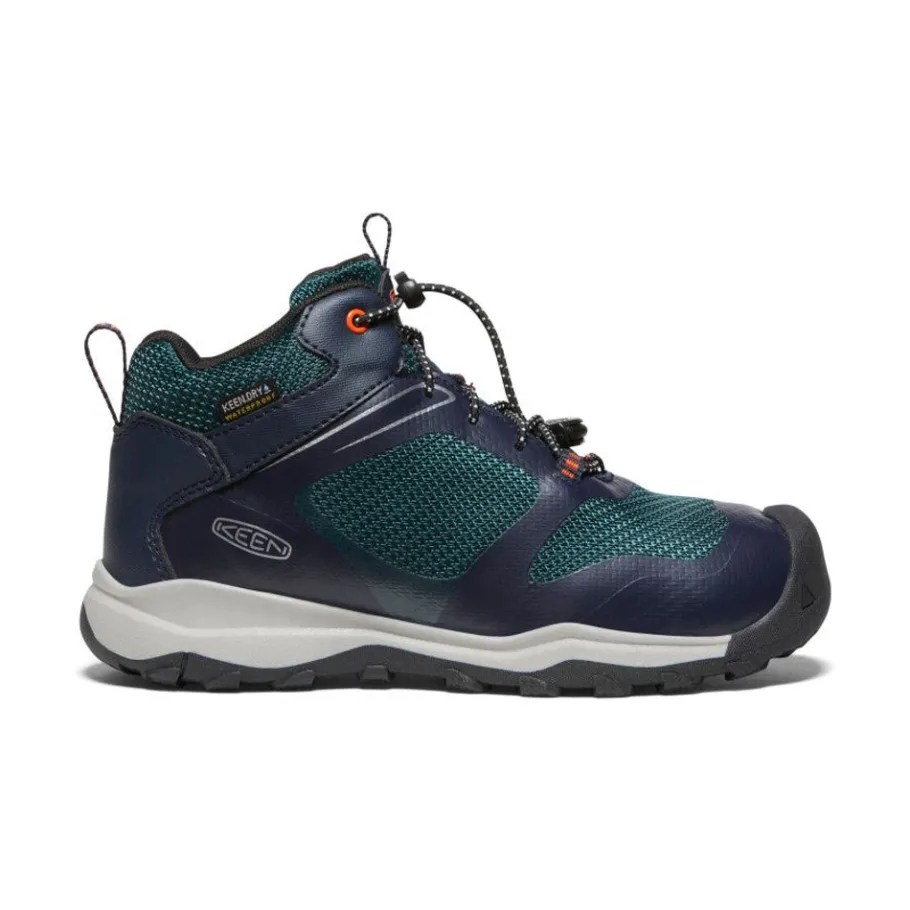Kids KEEN Boots<Big Kids' Wanduro Waterproof Boot | Sky Captain/Sea Moss
