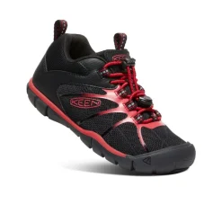 Kids KEEN Shoes<Little Kids' Chandler 2 Cnx Sneaker | Black/Red Carpet