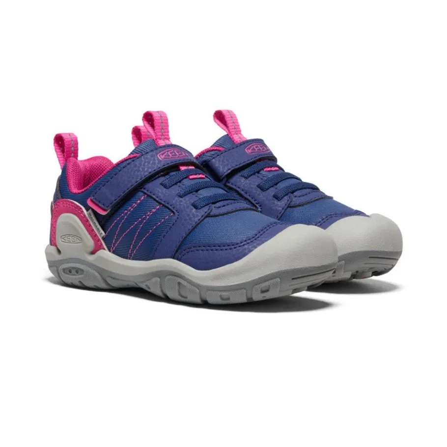 Kids KEEN Shoes<Little Kids' Knotch Peak Sneaker | Blue Depths/Pink Peacock