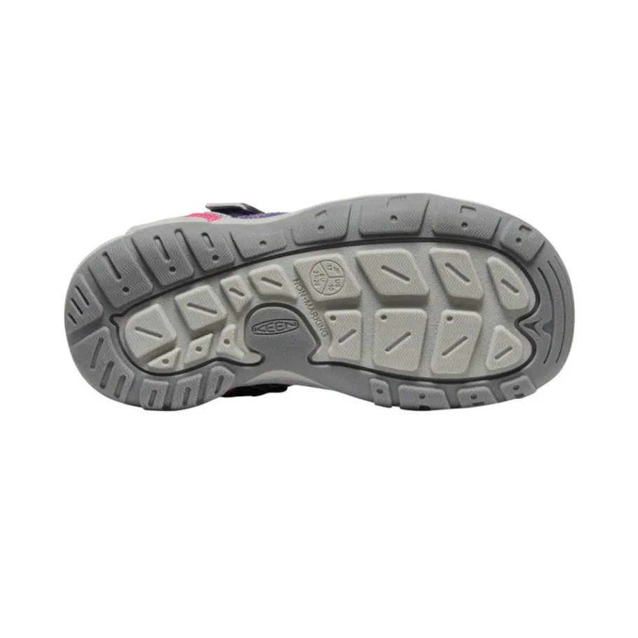 Kids KEEN Shoes<Little Kids' Knotch Peak Sneaker | Blue Depths/Pink Peacock