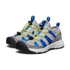 Kids KEEN Shoes<Little Kids' Motozoa Sneaker | Steel Grey/Evening Primrose
