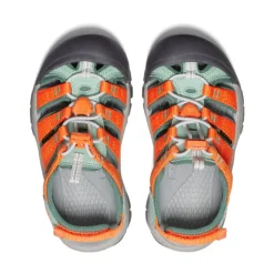 Kids KEEN Sandals<Little Kids' Newport Boundless Sandal | Granite Green/Scarlet Ibis