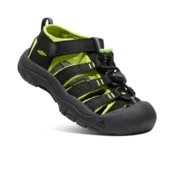 Kids KEEN Sandals<Little Kids' Newport H2 | Black/Lime Green