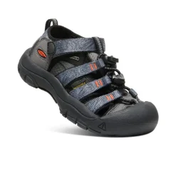 Kids KEEN Sandals<Little Kids' Newport H2 | Steel Grey/Black