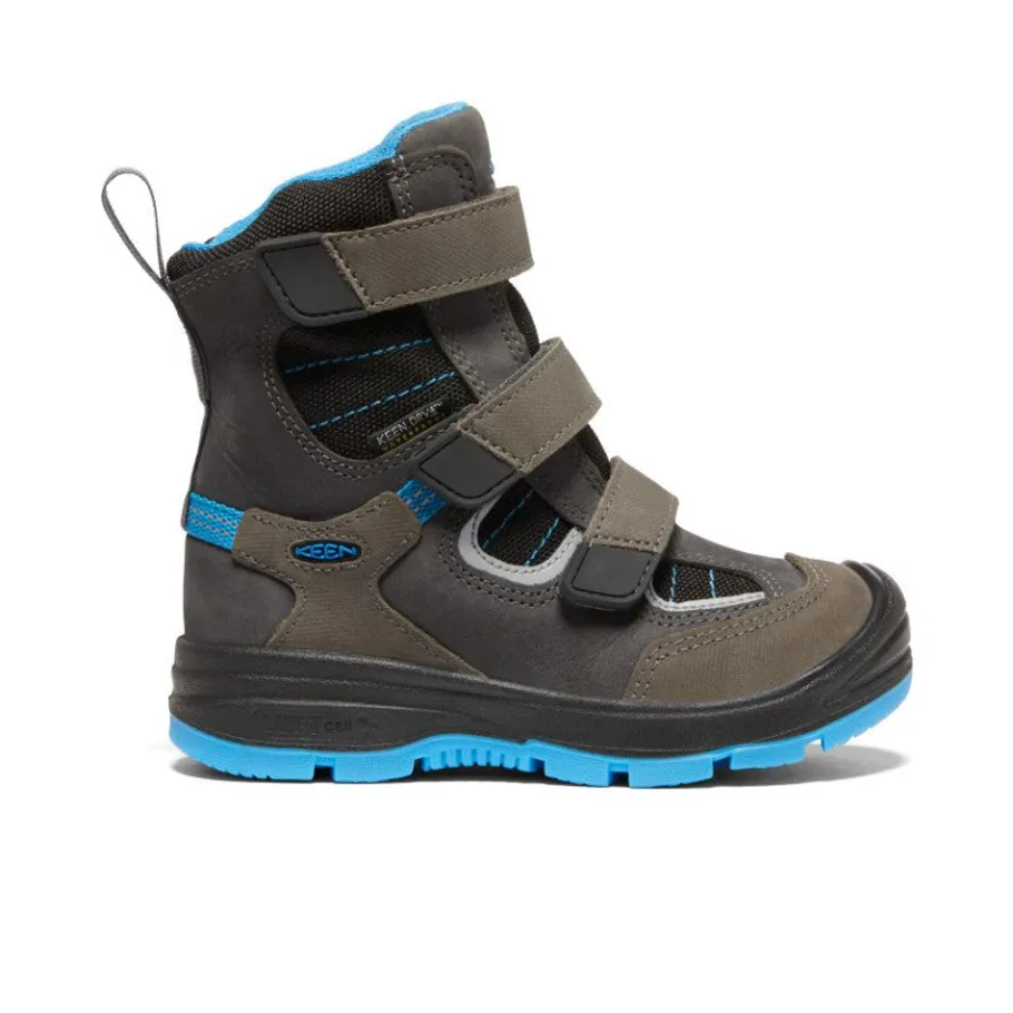 Kids KEEN Boots<Little Kids' Redwood Winter Waterproof Boot | Raven/Magnet