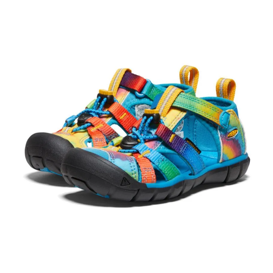 Kids KEEN Sandals<Little Kids' Seacamp Ii Cnx | Vivid Blue/Original Tie Dye