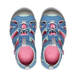Kids KEEN Sandals<Little Kids' Seacamp Ii Cnx | Coronet Blue/Hot Pink