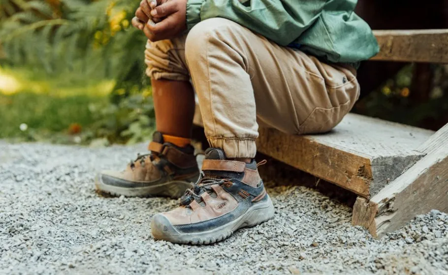 Kids KEEN Boots<Little Kids' Targhee Waterproof Boot | Dark Earth/Golden Brown