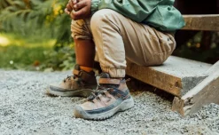 Kids KEEN Boots<Little Kids' Targhee Waterproof Boot | Steel Grey/Porcelain