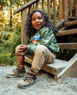 Kids KEEN Boots<Little Kids' Targhee Waterproof Boot | Steel Grey/Porcelain
