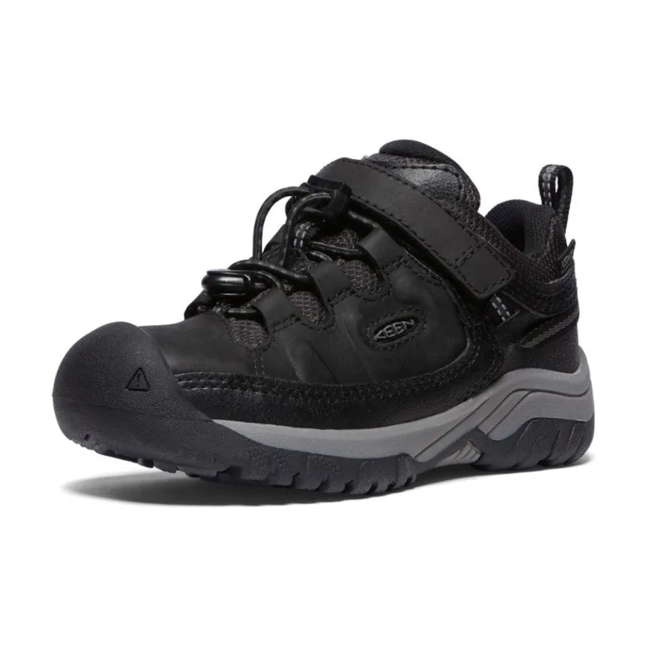 Kids KEEN Shoes<Little Kids' Targhee Waterproof Shoe | Black/Steel Grey