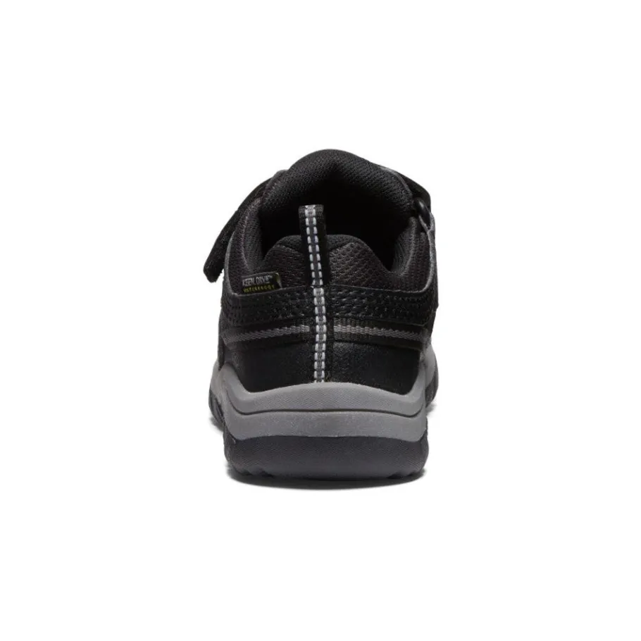 Kids KEEN Shoes<Little Kids' Targhee Waterproof Shoe | Black/Steel Grey