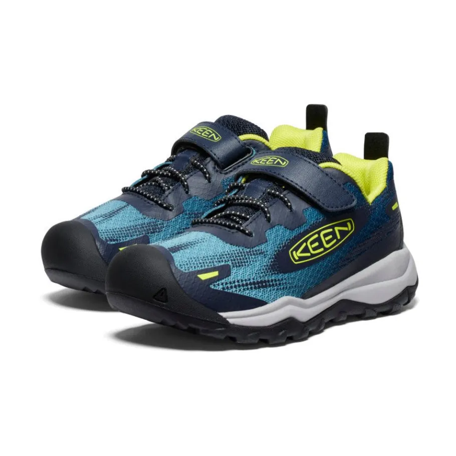 Kids KEEN Shoes<Little Kids' Wanduro Speed Hiking Shoe | Legion Blue/Evening Primrose