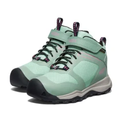 Kids KEEN Boots<Little Kids' Wanduro Waterproof Boot | Granite Green/Ibis Rose