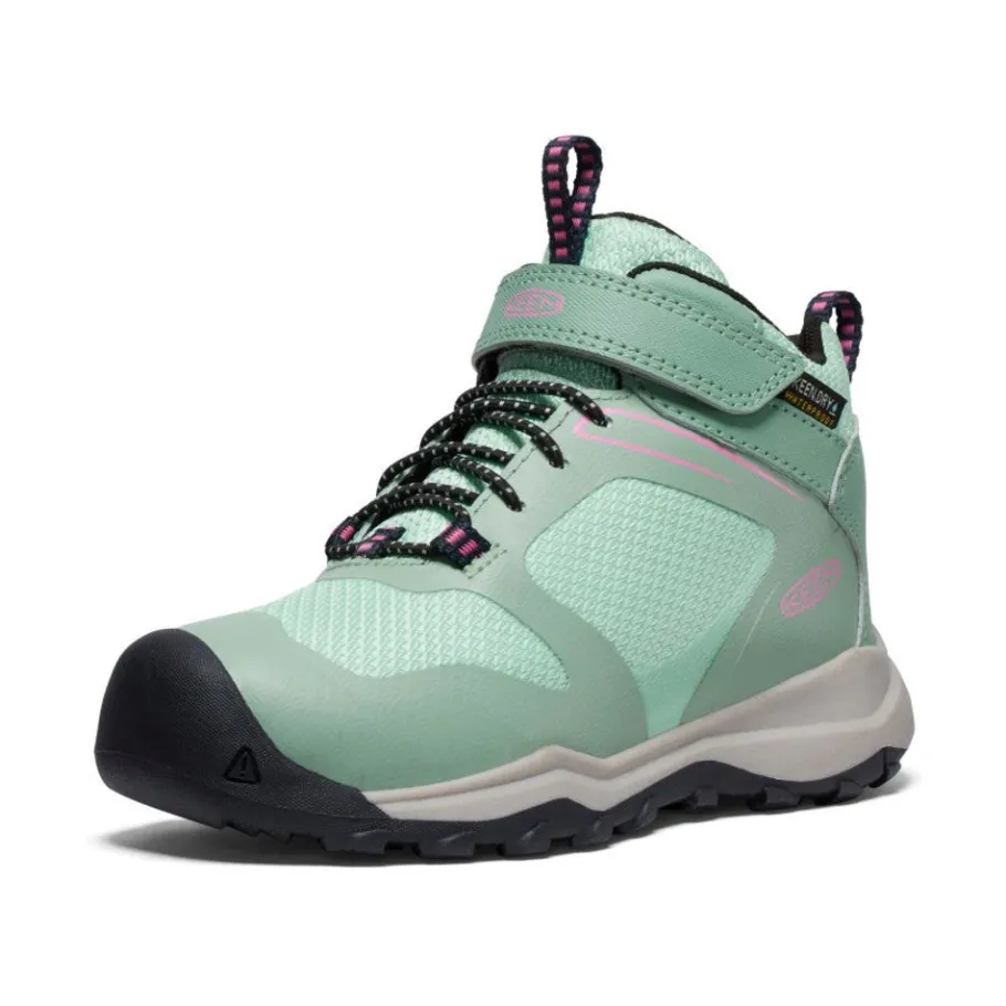 Kids KEEN Boots<Little Kids' Wanduro Waterproof Boot | Granite Green/Ibis Rose