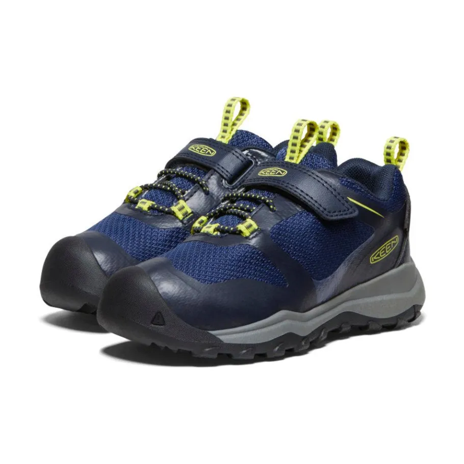 Kids KEEN Shoes<Little Kids' Wanduro Waterproof Shoe | Sky Captain/Evening Primrose