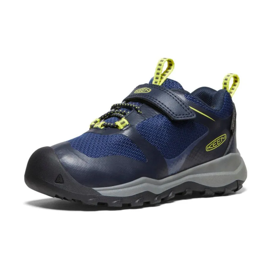 Kids KEEN Shoes<Little Kids' Wanduro Waterproof Shoe | Sky Captain/Evening Primrose