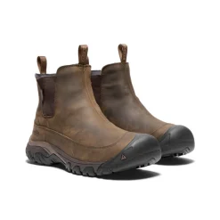Men KEEN Slip-Ons<Men'S Anchorage Iii Waterproof Boot | Dark Earth/Mulch