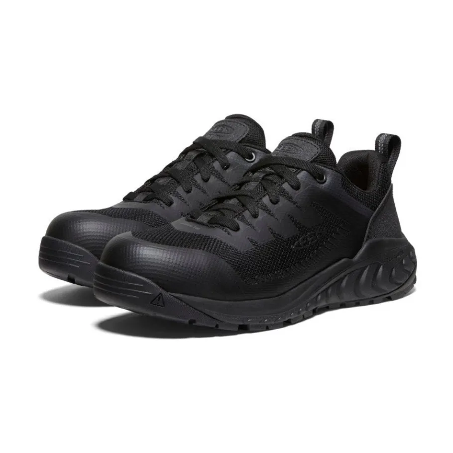 Men KEEN Work Boots & Shoes<Men'S Arvada Esd Work Sneaker (Carbon-Fiber Toe) | Black/Black