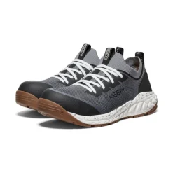 Men KEEN Work Boots & Shoes<Men'S Arvada Shift Work Sneaker (Carbon-Fiber Toe) | Steel Grey/Gum