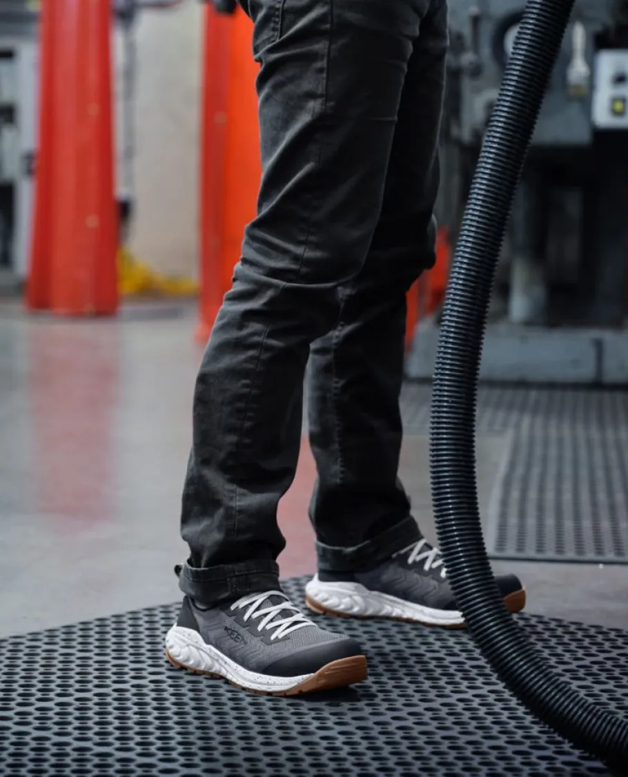 Men KEEN Work Boots & Shoes<Men'S Arvada Shift Work Sneaker (Carbon-Fiber Toe) | Black/Magnet