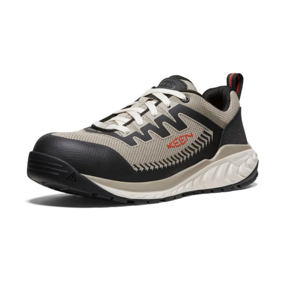 Men KEEN Work Boots & Shoes<Men'S Arvada Work Sneaker (Carbon-Fiber Toe) | Plaza Taupe/Black