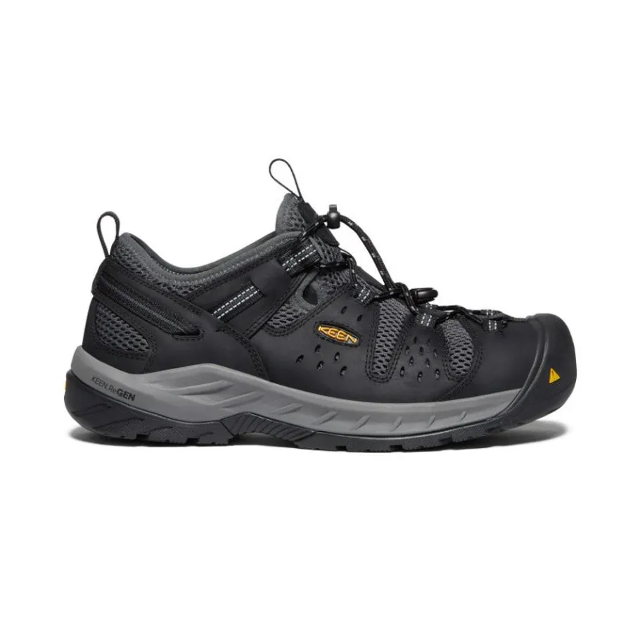 Men KEEN Work Boots & Shoes<Men'S Atlanta Cool Ii (Steel Toe) | Black/Dark Shadow