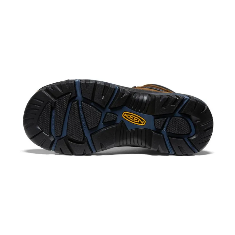 Men KEEN Work Boots & Shoes<Men'S Braddock Al Waterproof Mid (Steel Toe) | Bison/Ensign Blue