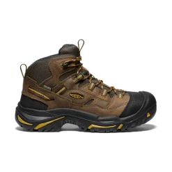 Men KEEN Work Boots & Shoes<Men'S Braddock Waterproof Mid (Soft Toe) | Cascade Brown/Tawny Olive