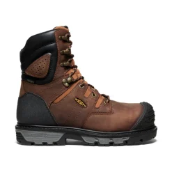 Men KEEN Work Boots & Shoes<Men'S Camden 8" Waterproof Boot (Carbon-Fiber Toe) | Leather Brown/Black