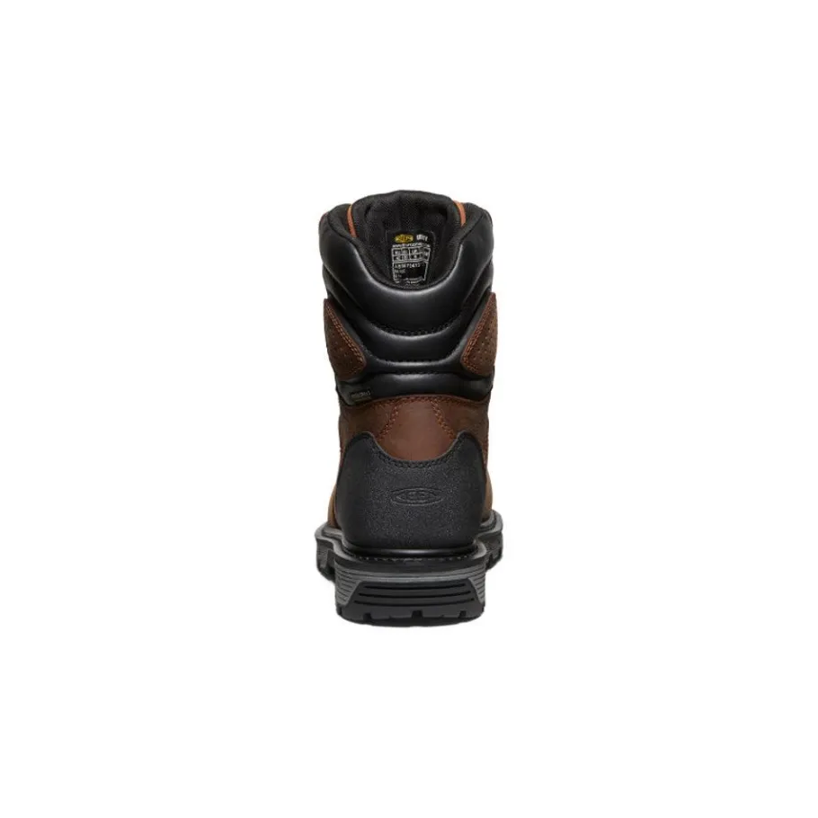 Men KEEN Work Boots & Shoes<Men'S Camden 8" Waterproof Boot (Carbon-Fiber Toe) | Leather Brown/Black
